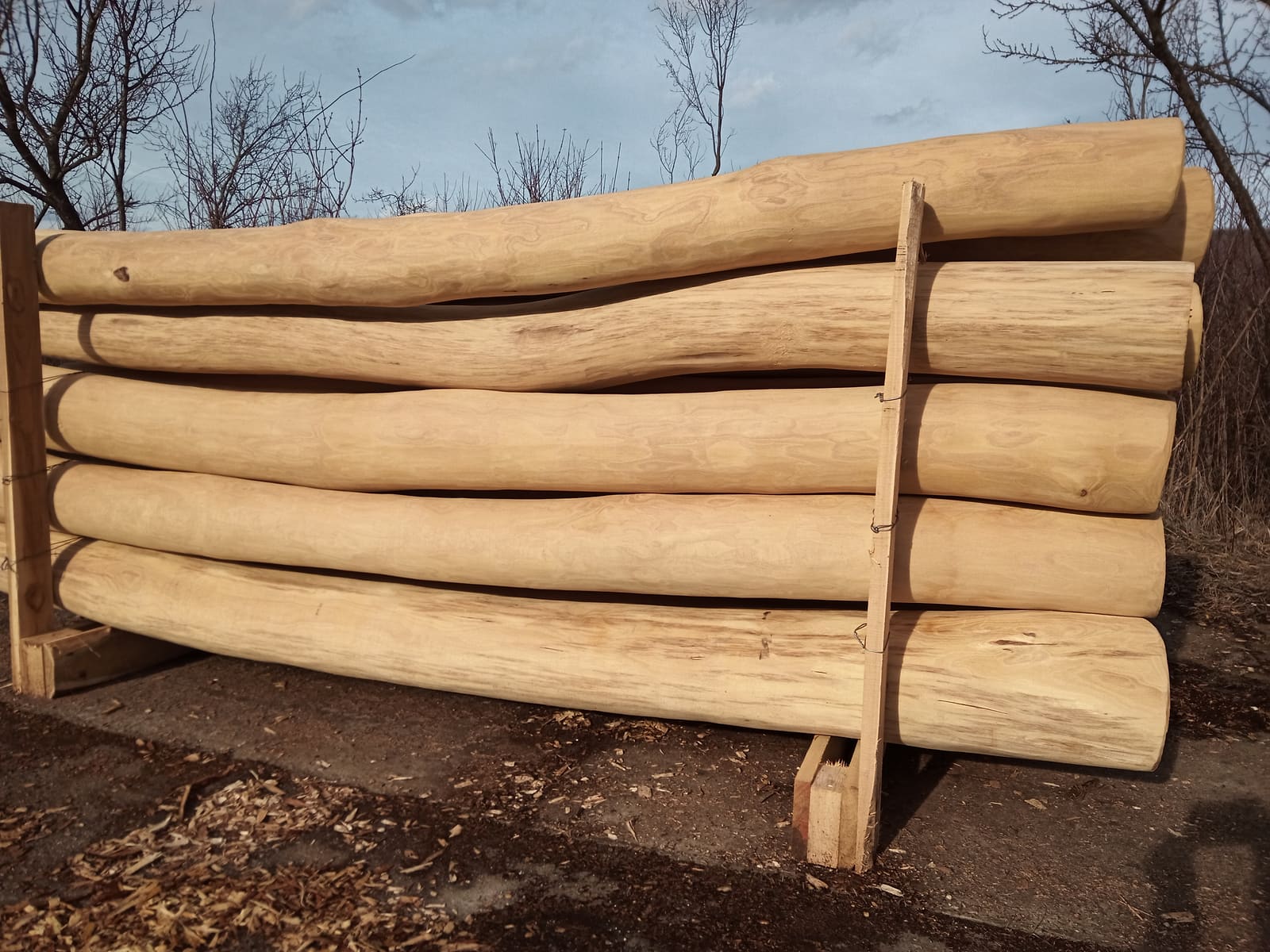 Round Wood Palisades